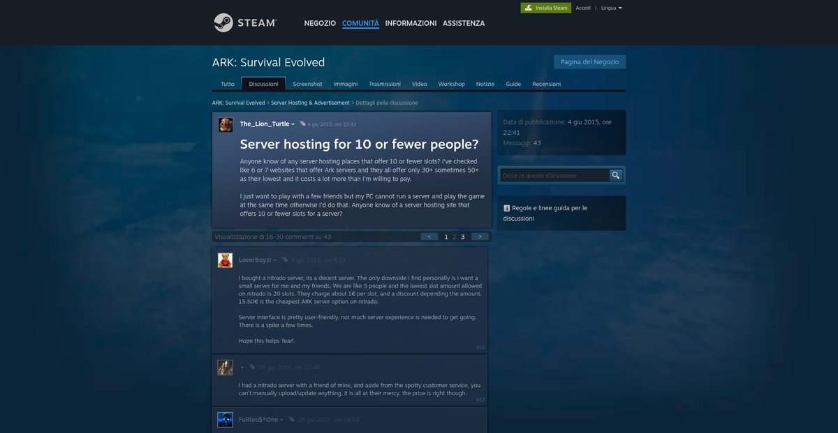 Server hosting for 10 or fewer people? :: ARK Screenshot