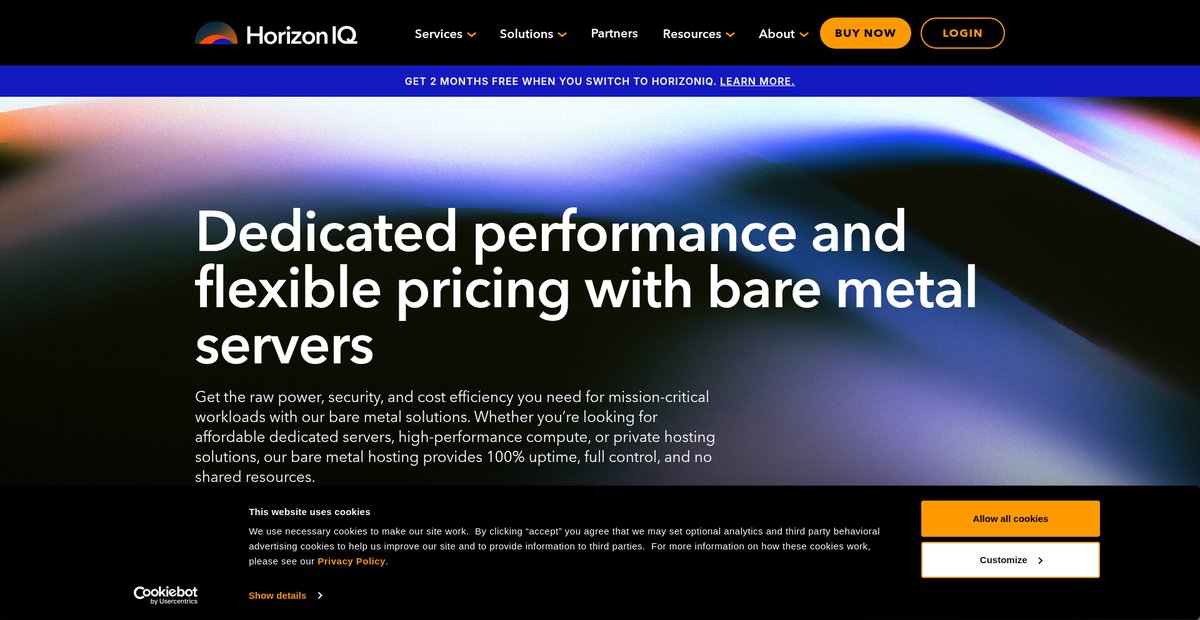 Bare Metal Servers: Dedicated Performance, Flexible Pricing Screenshot