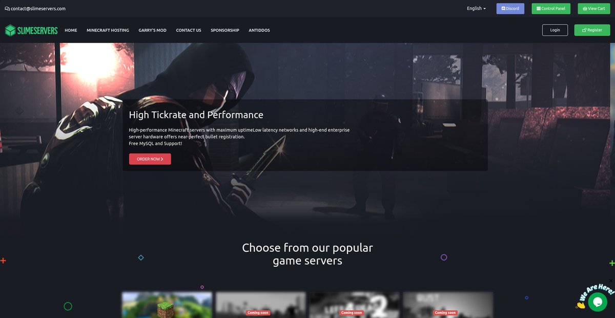 SlimeServers - Minecraft Server Hosting $1 Screenshot