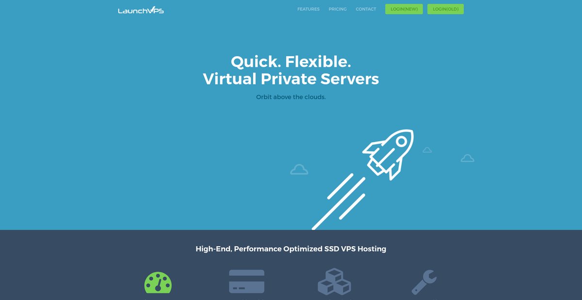 LaunchVPS - Performance Optimized Virtual Servers Screenshot