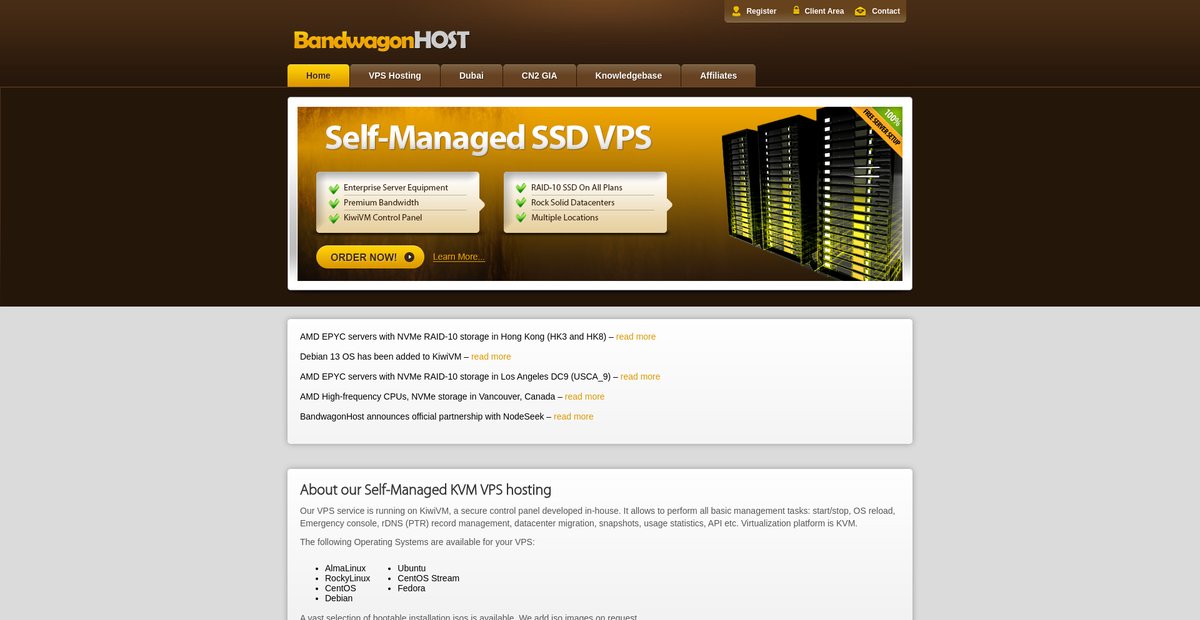 Mass VPS hosting on Enterprise equipment Screenshot