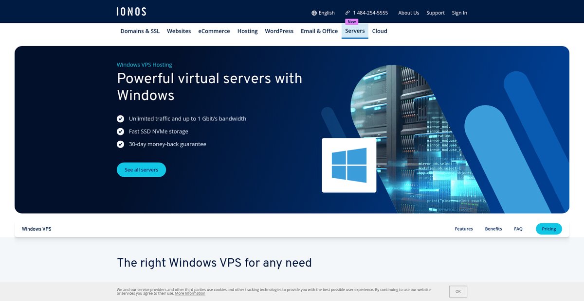 Windows VPS | Cheap & Secure Screenshot