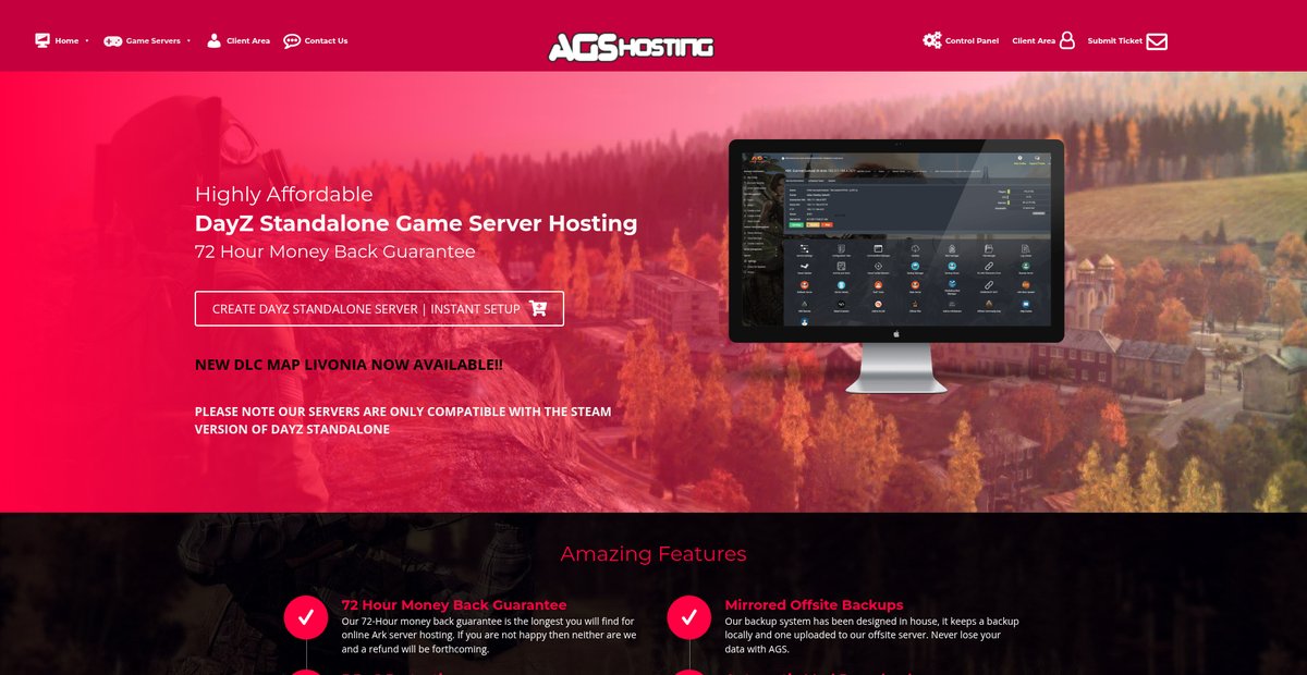 DayZ Standalone Server Hosting | AGS Game Servers Screenshot