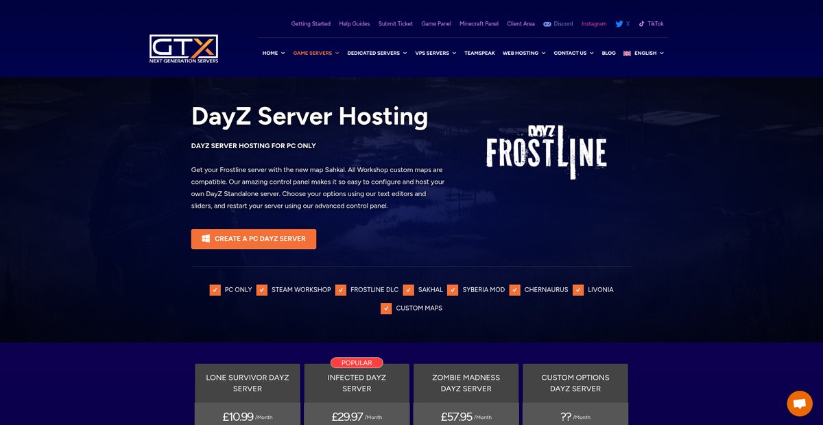 DayZ Server Hosting - Frostline DLC Screenshot