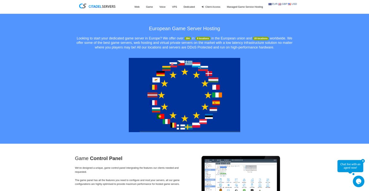 Game Hosting in the European Union Screenshot
