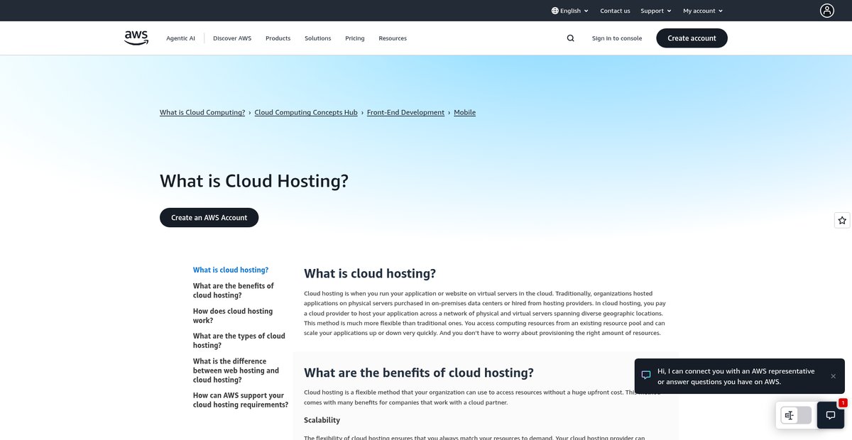 What is Cloud Hosting? - Cloud Server Hosting Explained Screenshot