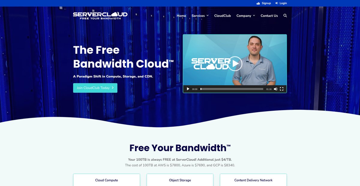 ServerCloud - Server Cloud Frees Your Bandwidth Screenshot