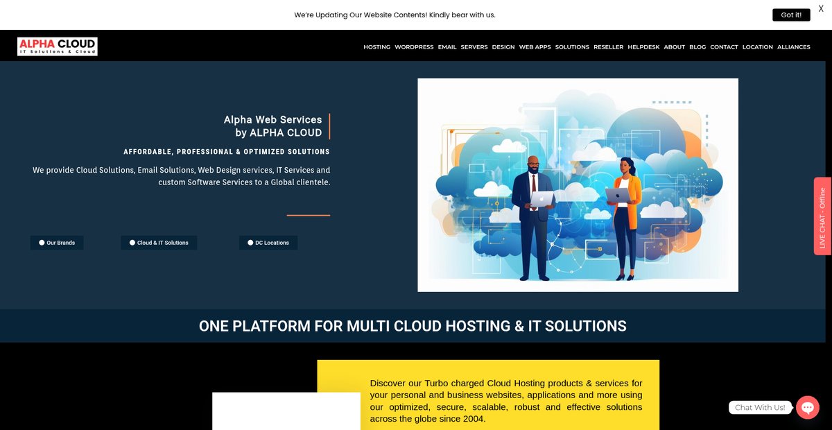 Alpha Cloud Screenshot