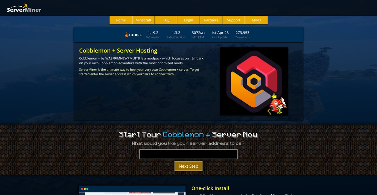 Cobblemon + Server Hosting by Curse Screenshot