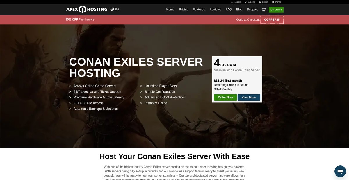 Conan Exiles Server Hosting - Age of Sorcery Update Screenshot