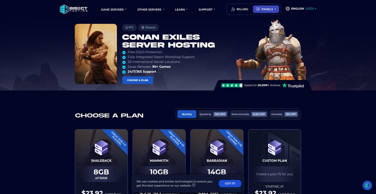 Conan Exiles Server Hosting | Global Access Screenshot