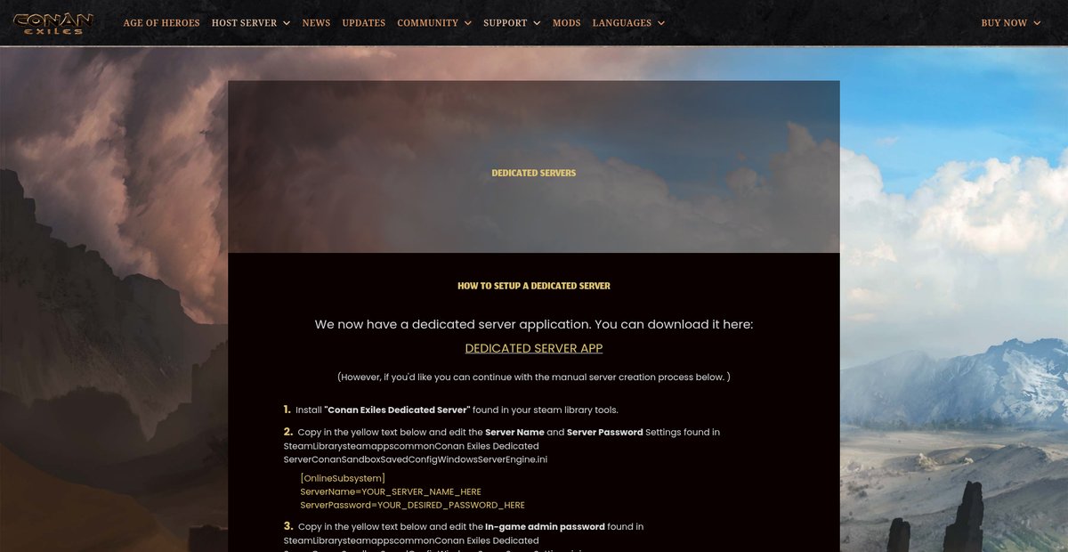 Dedicated Servers - Conan Exiles Screenshot