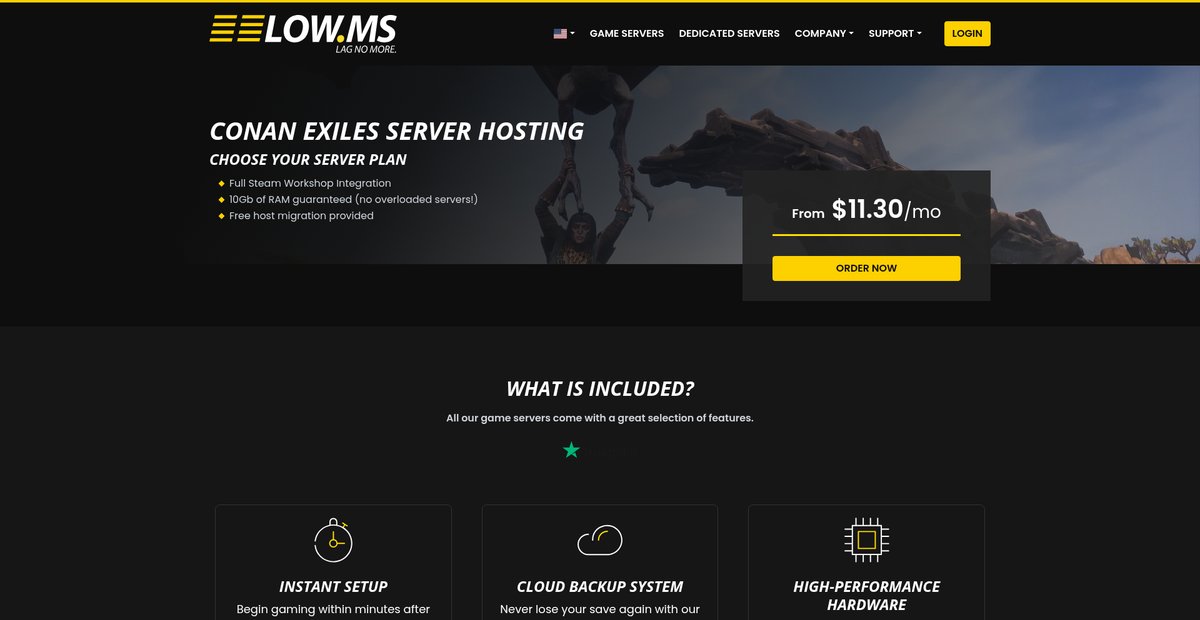 Conan Exiles Server Hosting Screenshot