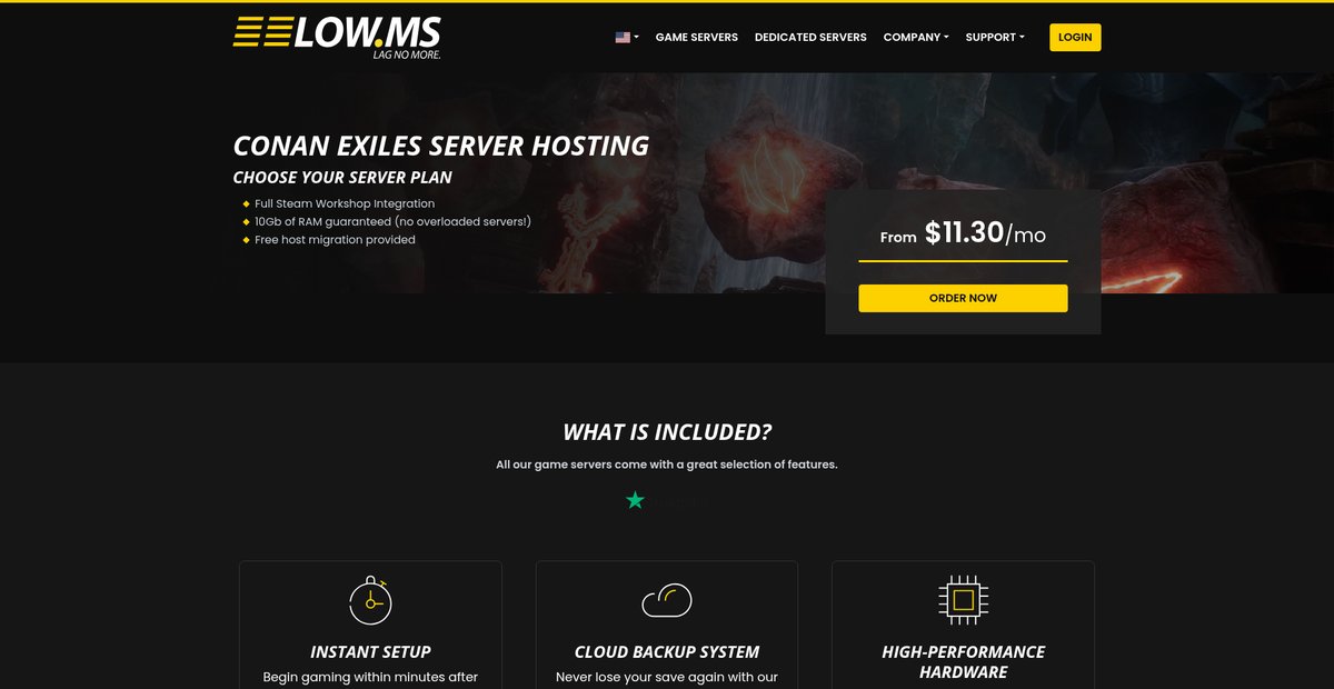 Conan Exiles Server Hosting Screenshot