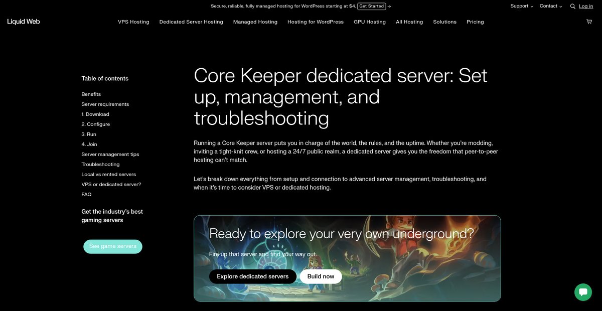 Core Keeper Dedicated Server: Set Up, Management, & ... Screenshot