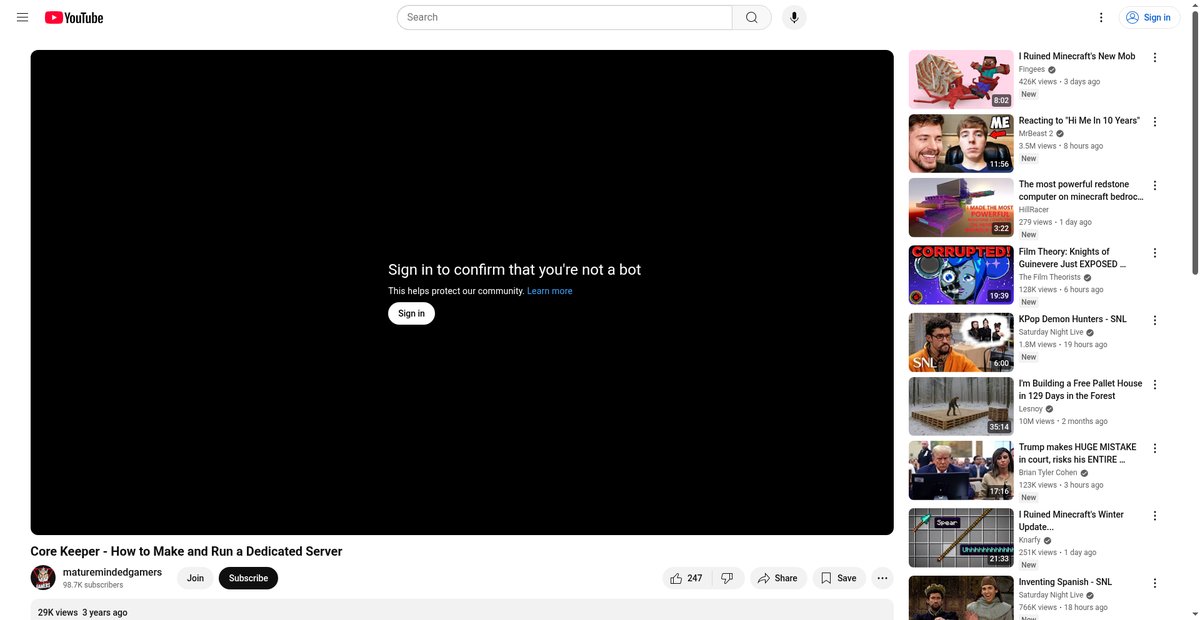 Core Keeper Dedicated Server: Set Up, Management, & ... Screenshot