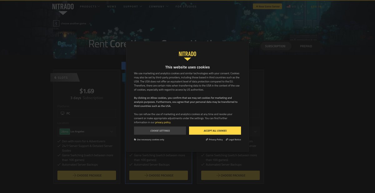 Core Keeper Server Hosting Screenshot