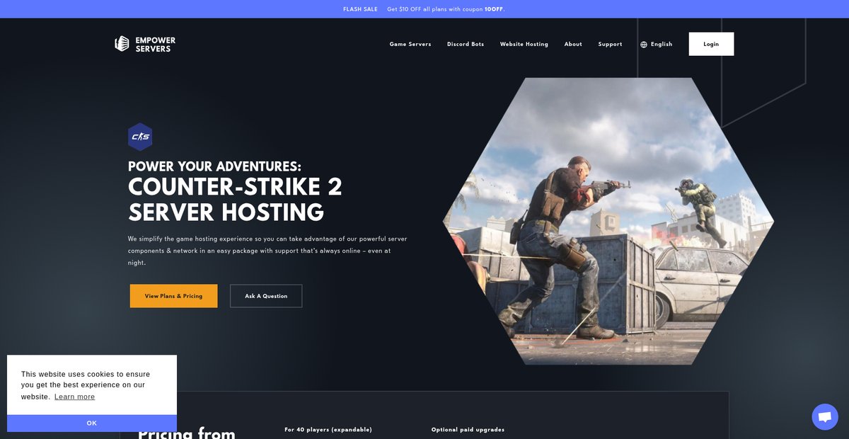 Counter Strike 2 Server Hosting – Empower Servers Screenshot