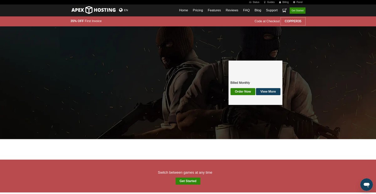 CSGO Server Hosting Screenshot