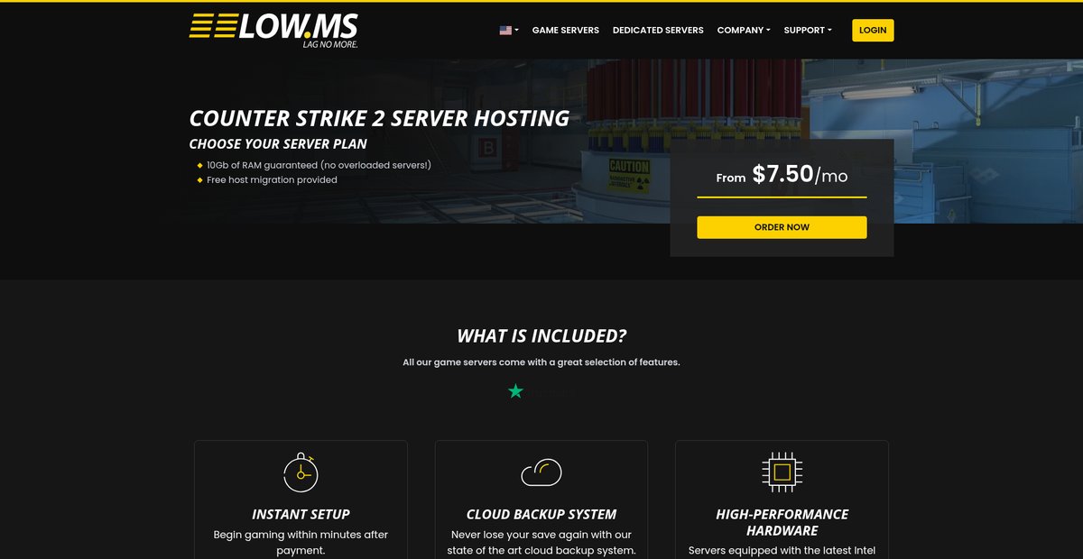 Counter Strike 2 Server Hosting Screenshot