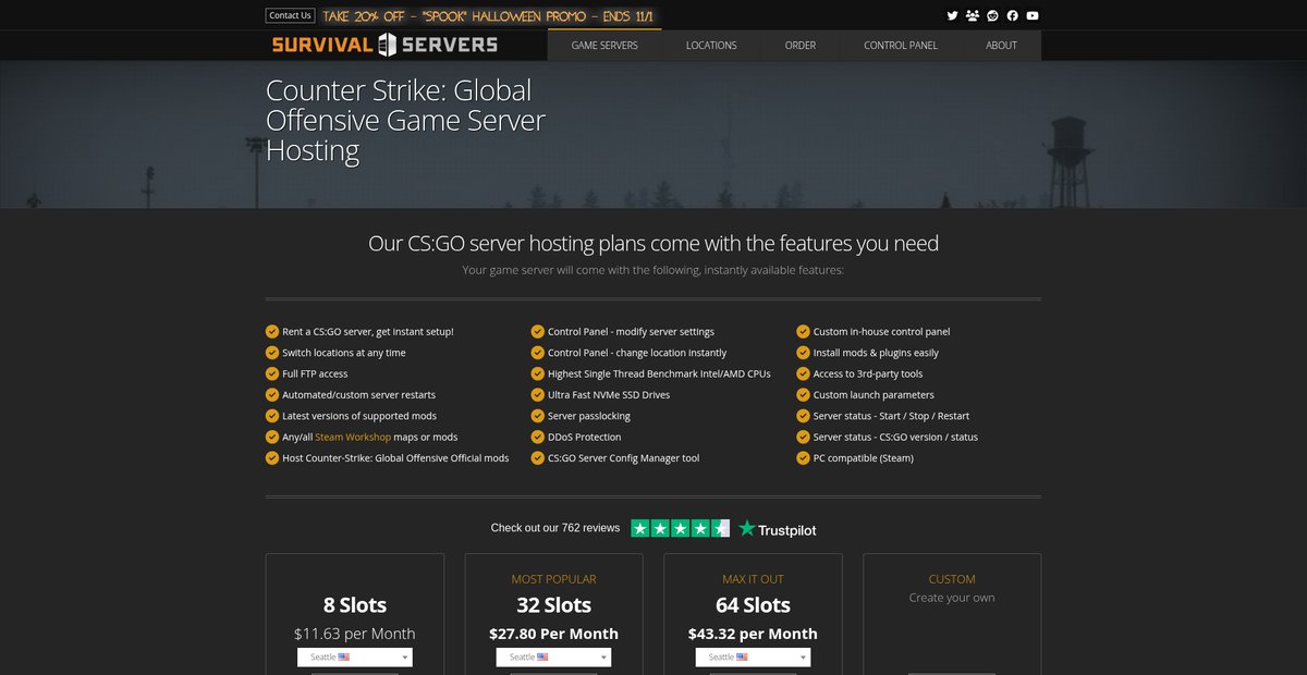 Counter Strike: Global Offensive Game Server Hosting Screenshot