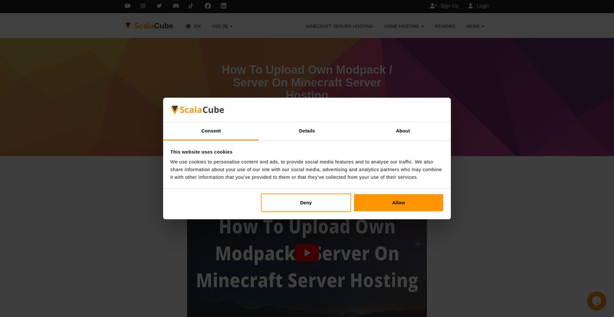 How To Upload Own Modpack / Server On Minecraft ... Screenshot