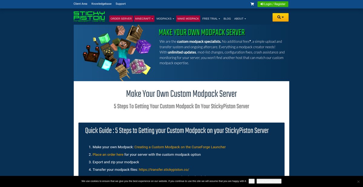 How to make your own custom modpack server? Screenshot