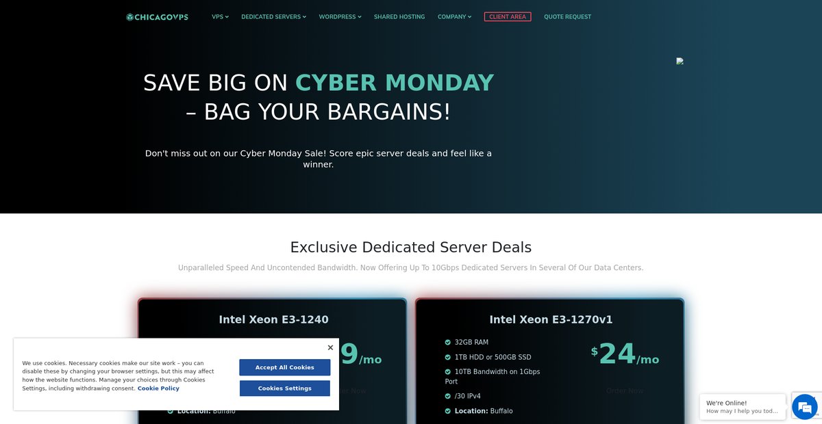 Cyber Monday Sale Screenshot
