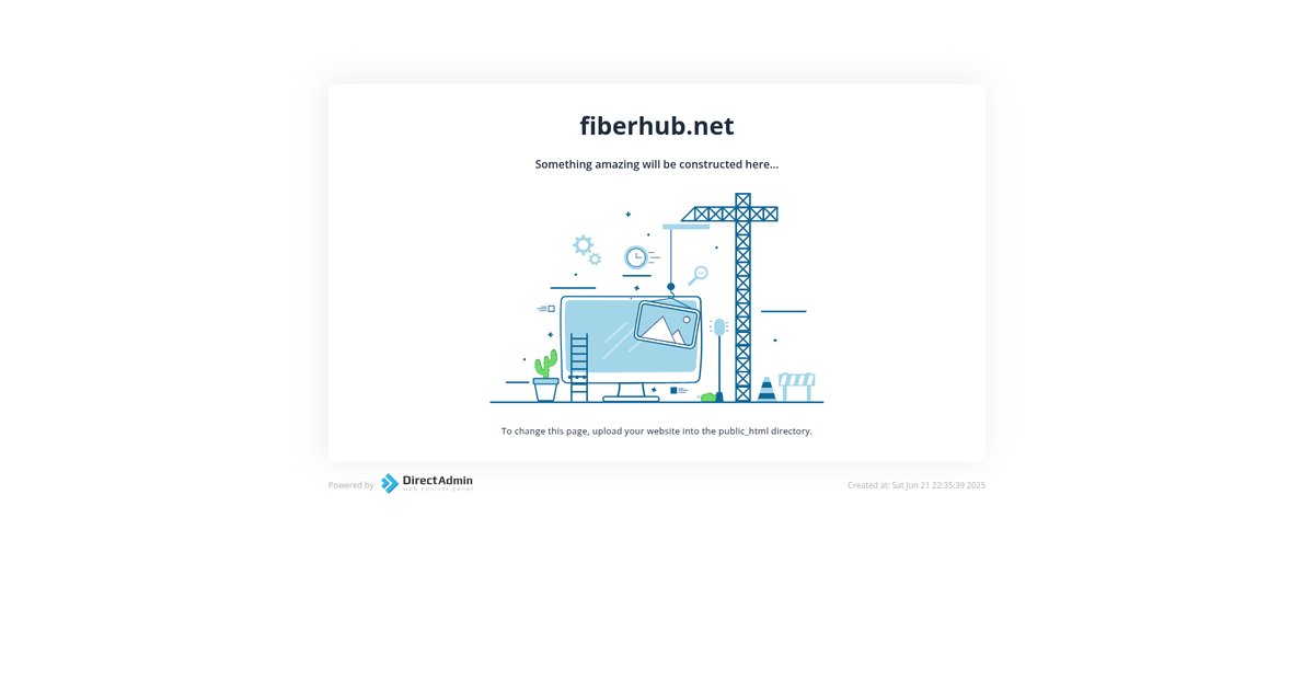 fiberhub.net Screenshot