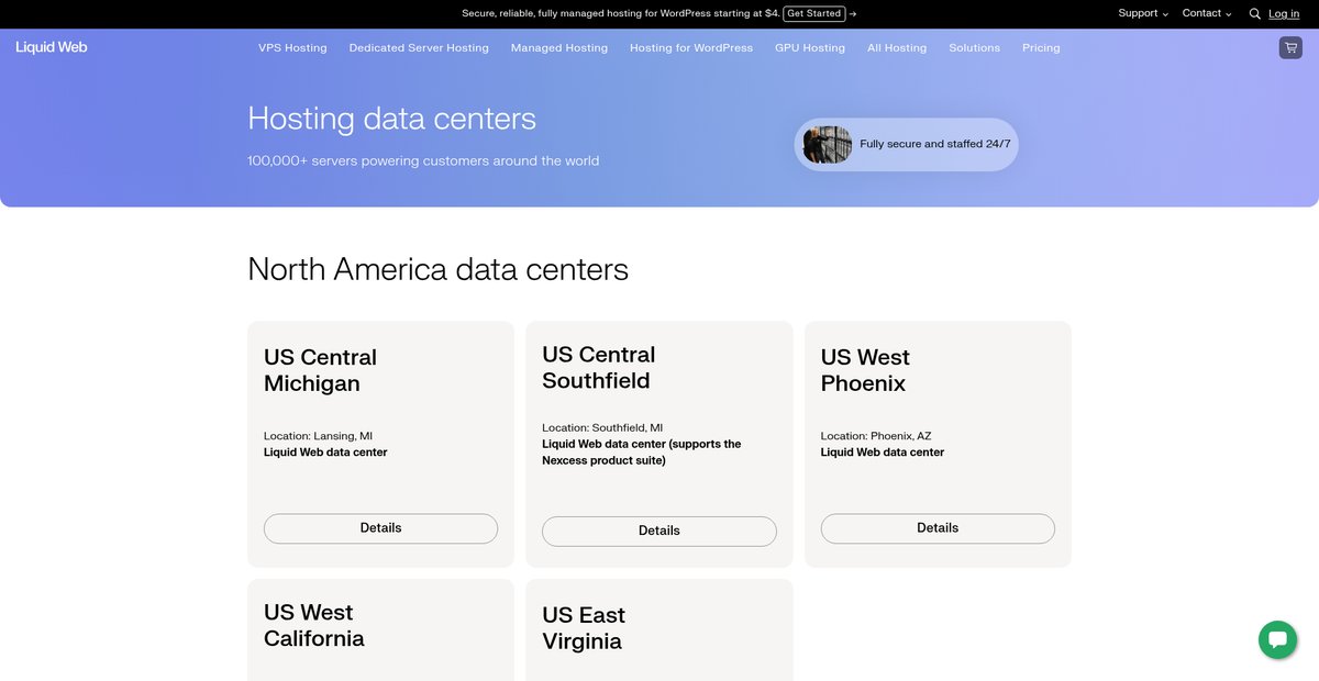 Hosting Data Centers Screenshot
