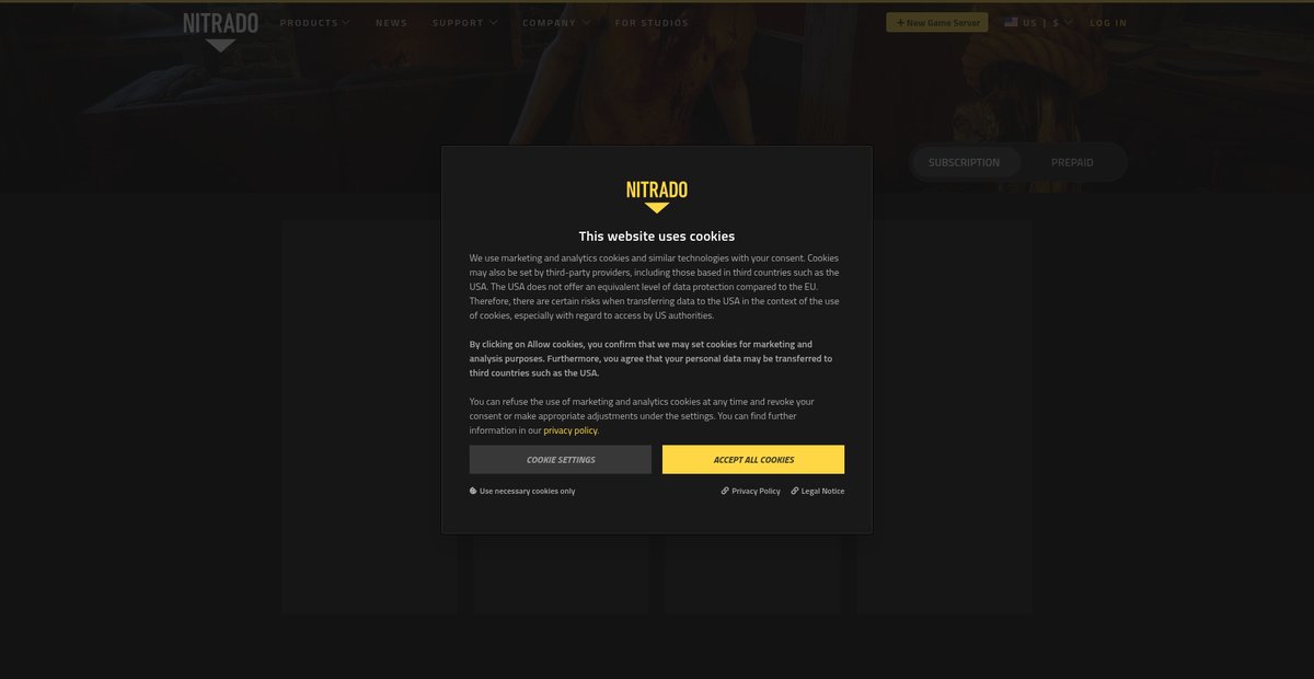Nitrado Gameserver Screenshot