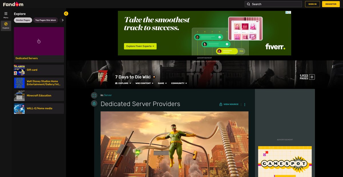 Dedicated Server Providers - 7 Days to Die Wiki - Fandom Screenshot
