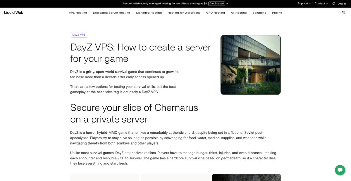 How to Create a DayZ VPS Screenshot