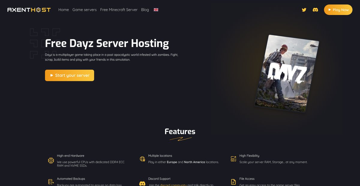 Free Dayz Server Hosting Screenshot