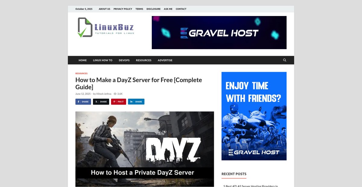 How to Make a DayZ Server for Free [Complete Guide] Screenshot