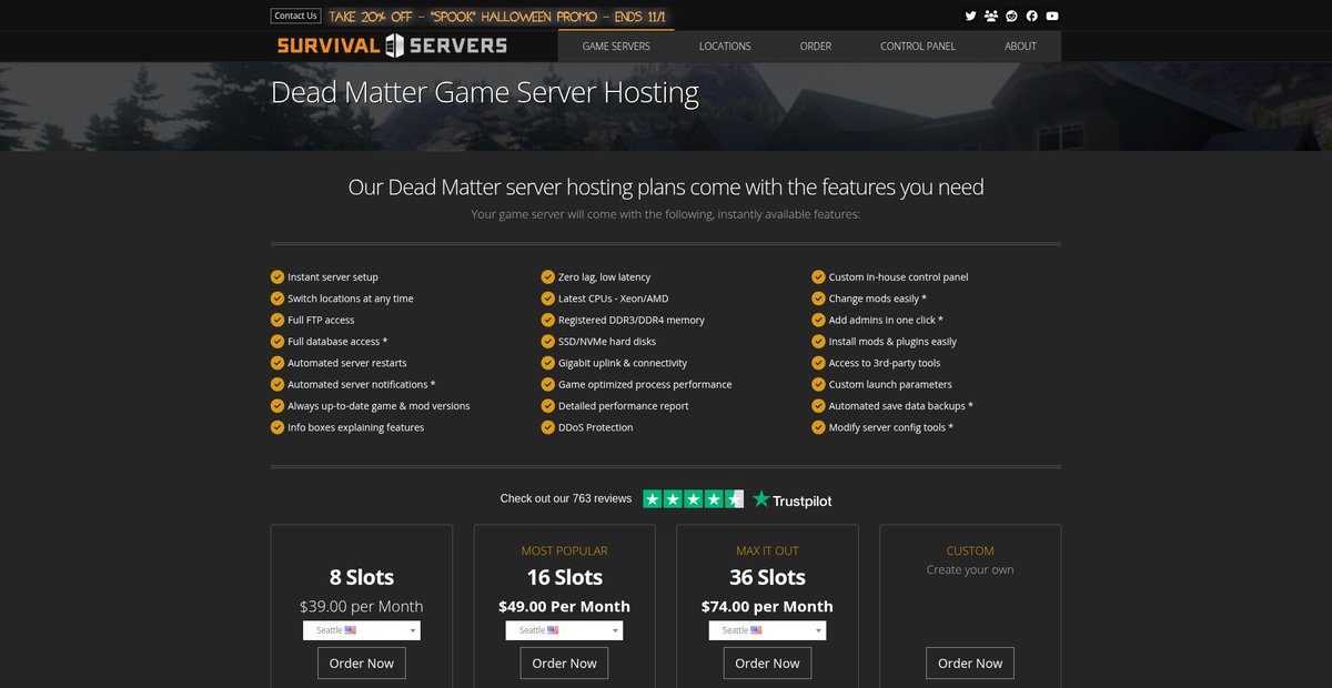 Dead Matter Game Server Hosting Screenshot
