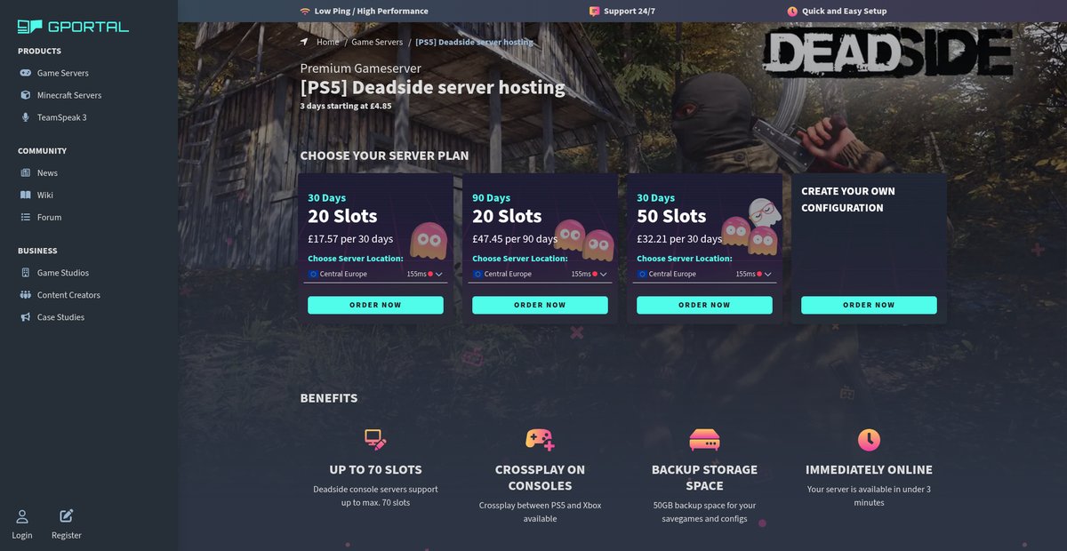 [PS5] Deadside server hosting Screenshot