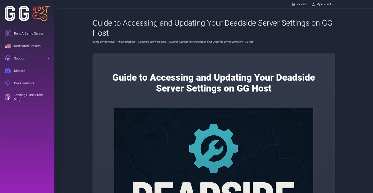 Guide to Accessing and Updating Your Deadside Server ... Screenshot