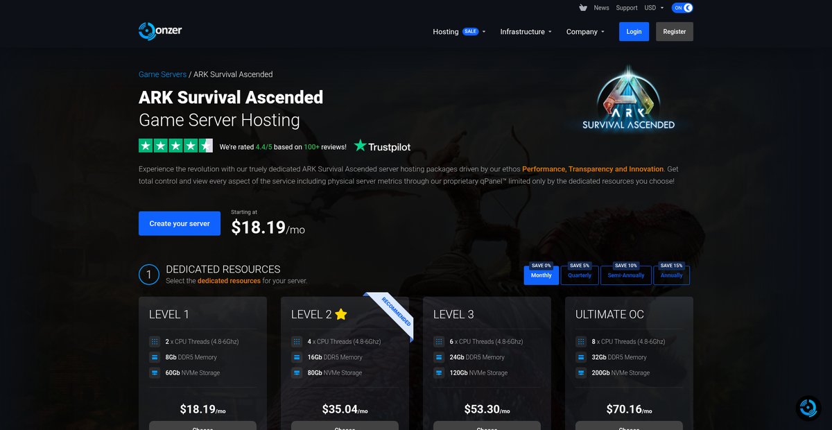 ARK Survival Ascended Game Server Hosting Screenshot