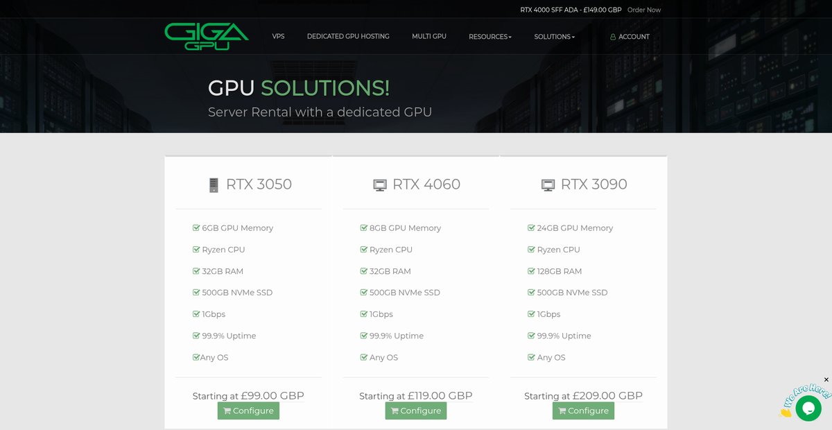 GIGAGPU Screenshot