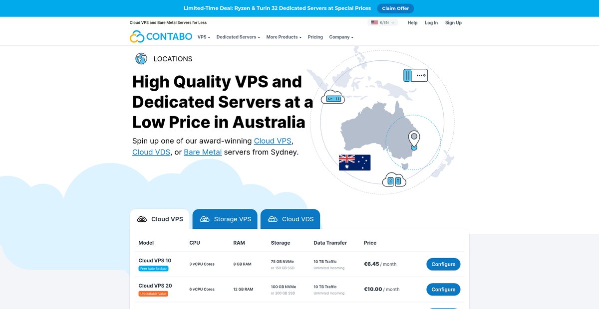 High Quality VPS & Dedicated Servers at Low Prices in ... Screenshot