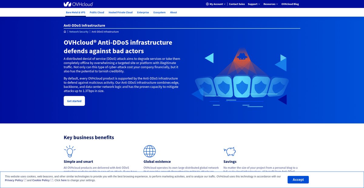 Anti-DDoS Infrastructure Screenshot