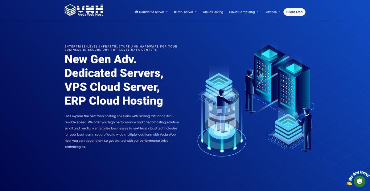 Colocation Services, Dedicated Server, VPS Hosting, Cloud Server - VWH Screenshot