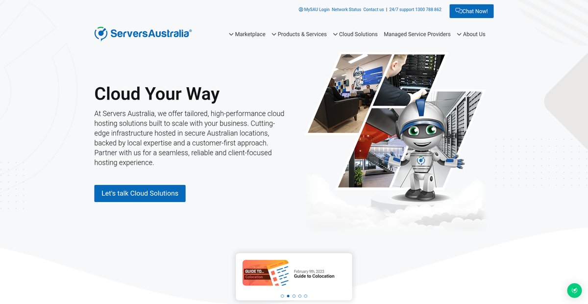 Dedicated Servers, Virtualisation & Cloud Hosting Solutions Screenshot