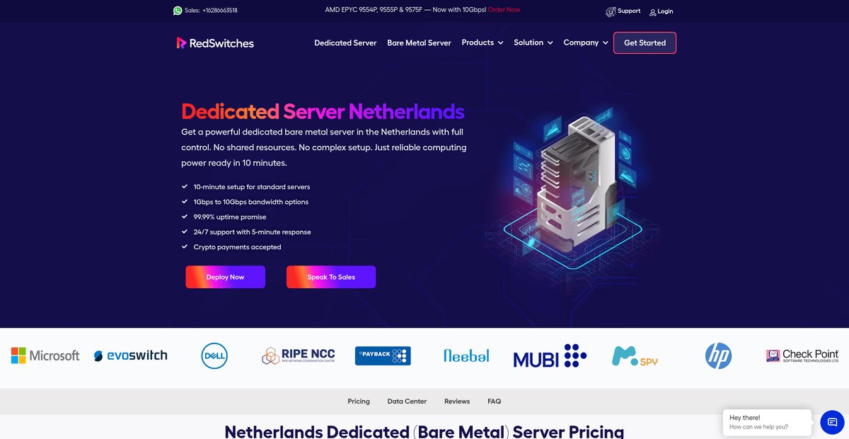 Dedicated Server Netherlands Screenshot