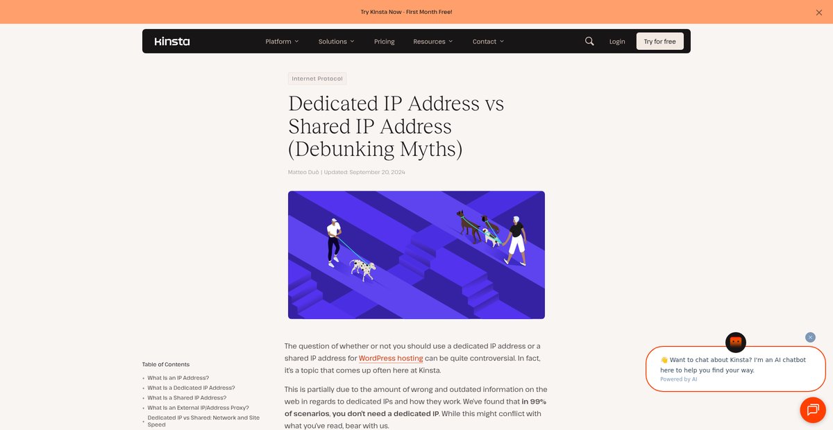 Dedicated IP Address vs Shared IP Address (Debunking ... Screenshot