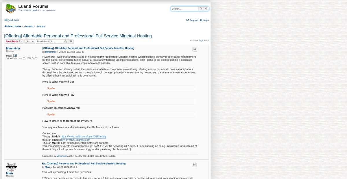 [Offering] Affordable Personal and Professional Full ... Screenshot