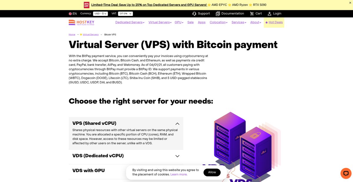 Ready-to-use dedicated servers Screenshot