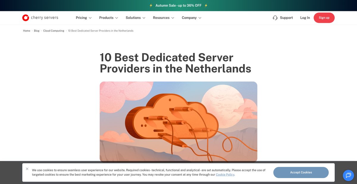 10 Best Dedicated Server Providers in the Netherlands Screenshot