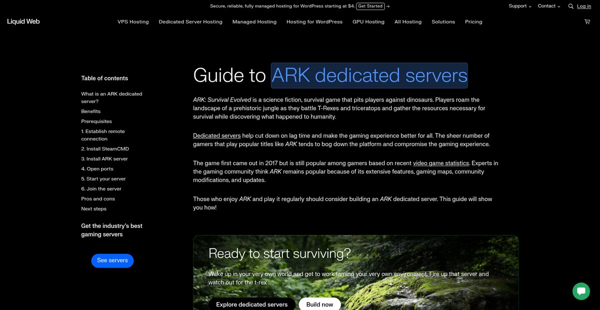 ARK Dedicated Server: A Complete Setup Guide Screenshot